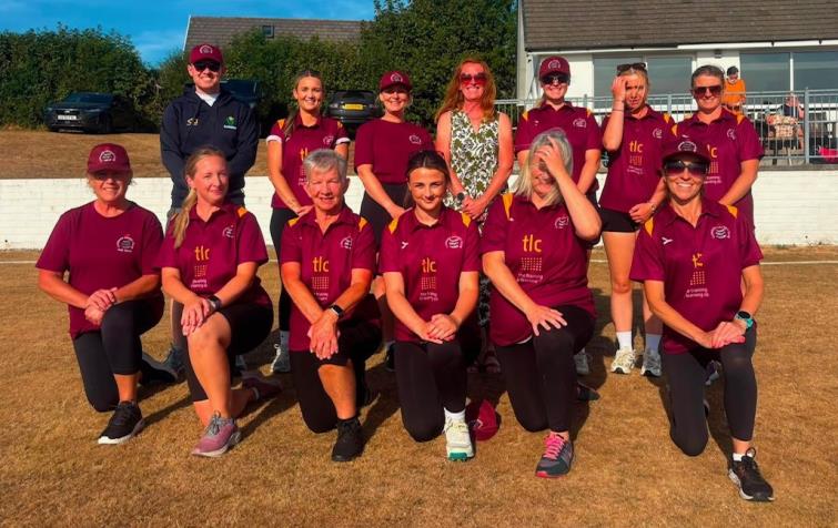  Llangwm Ladies, who have enjoyed a successful season to finish in third place